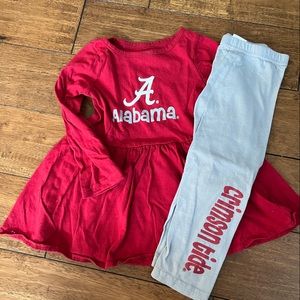 Alabama toddler girl outfit / set 2T
